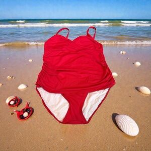 Ralph Lauren One Piece Swimsuit Womens (16) NEW